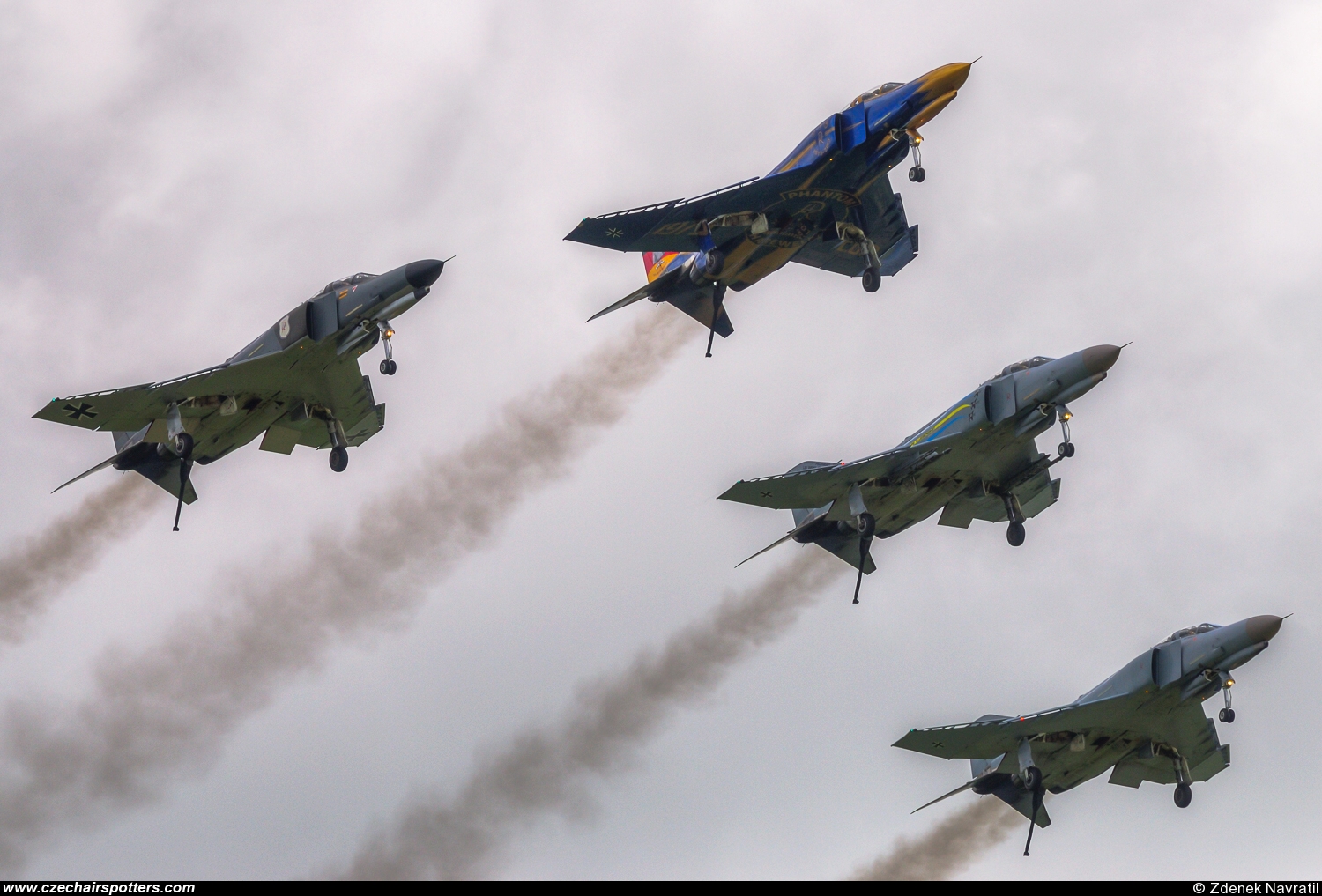 Germany - Air Force – McDonnell Douglas F-4F Phantom II 38+10, 37+01, 38+28, 37+22