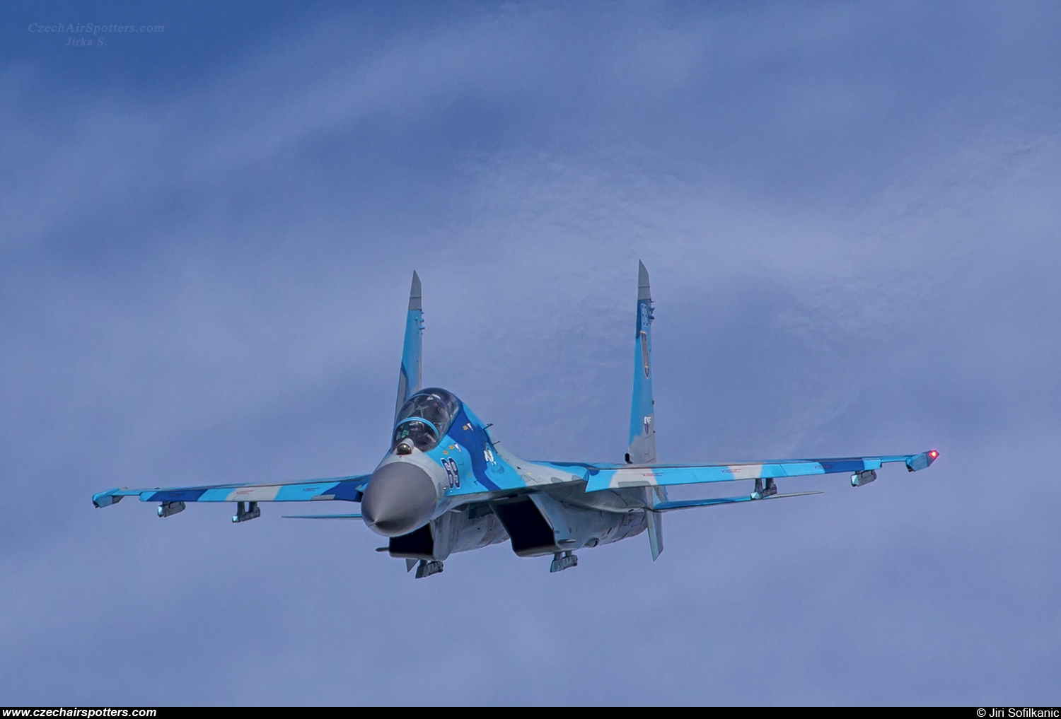 Ukraine - Air Force – Sukhoi Su-27 UB Flanker C 69 BLUE