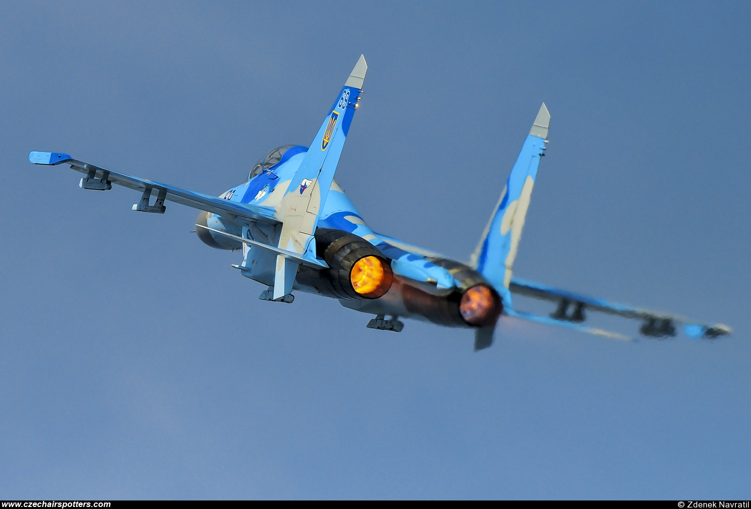 Ukraine - Air Force – Sukhoi Su-27 UB Flanker C 69