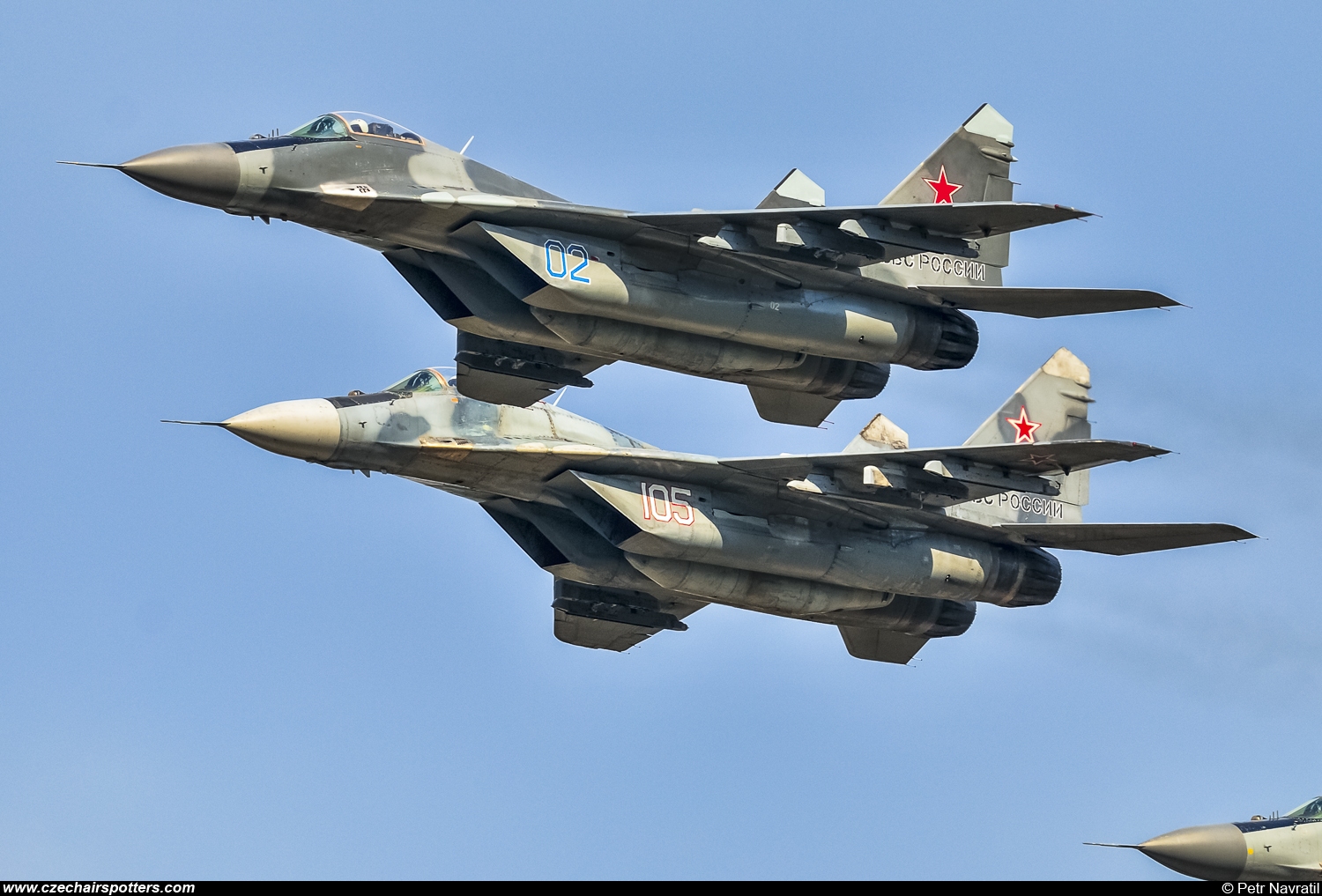 Russia - Air Force – Mikoyan-Gurevich MiG-29A / 9-12A 02 BLUE + 105WHITE