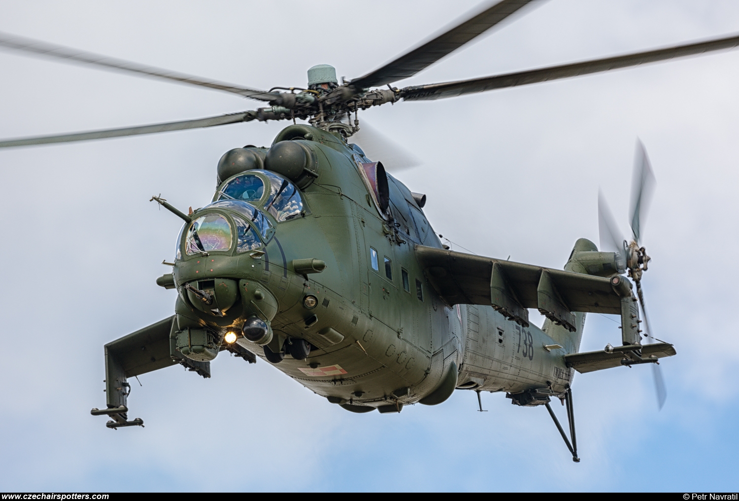 Poland - Air Force – Mil Mi-24V Hind 738