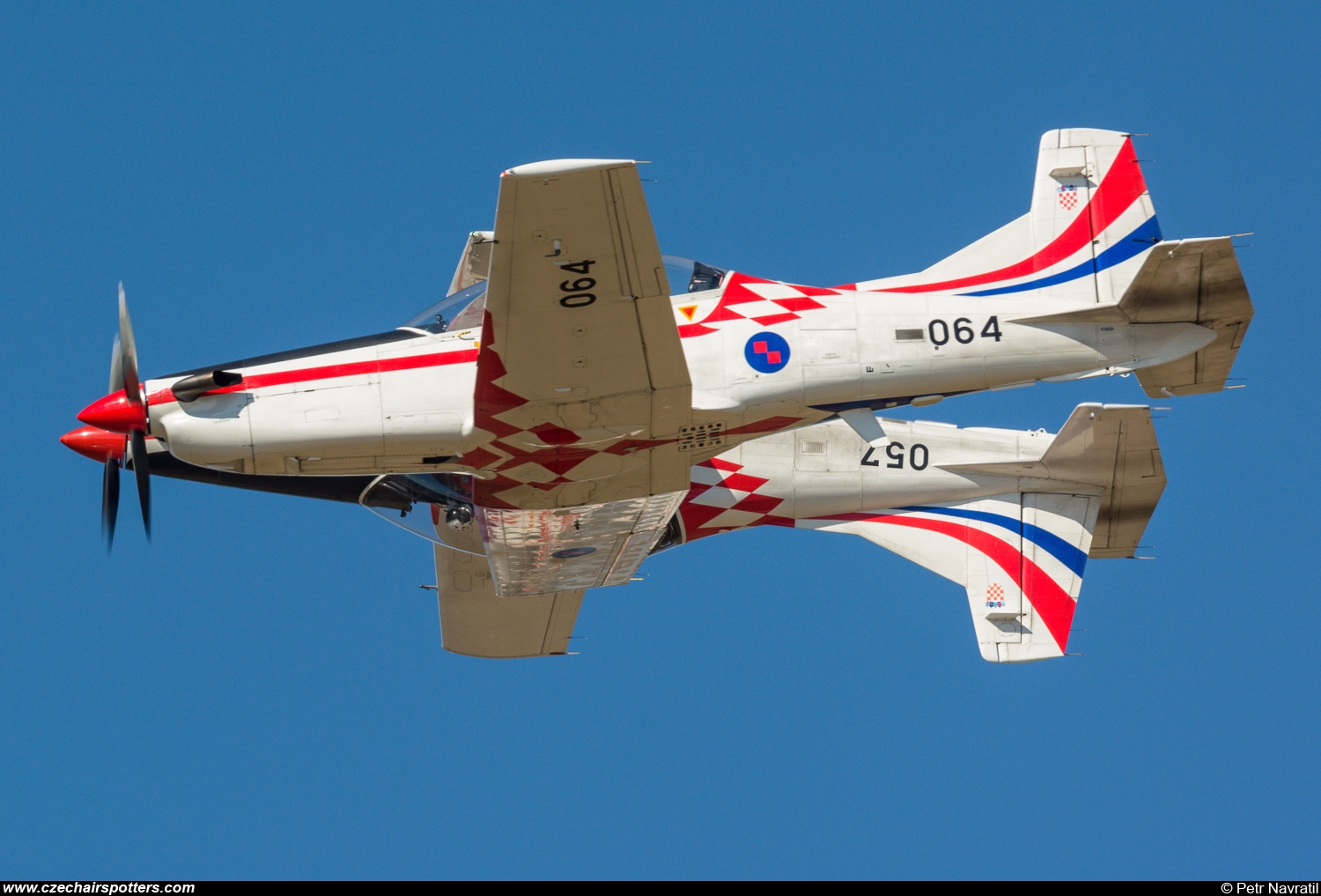 Croatia - Air Force – Pilatus Aircraft PC-9M 064 + 057