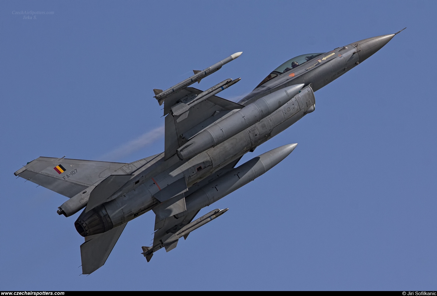 Belgium - Air Force – SABCA F-16AM Fighting Falcon FA-107
