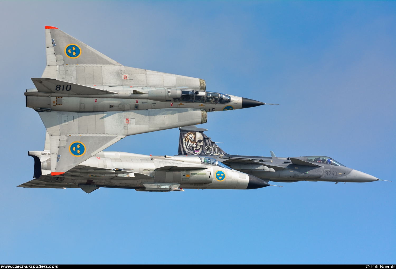 Sweden - Air Force – Saab Sk35C Draken SE-DXP/810