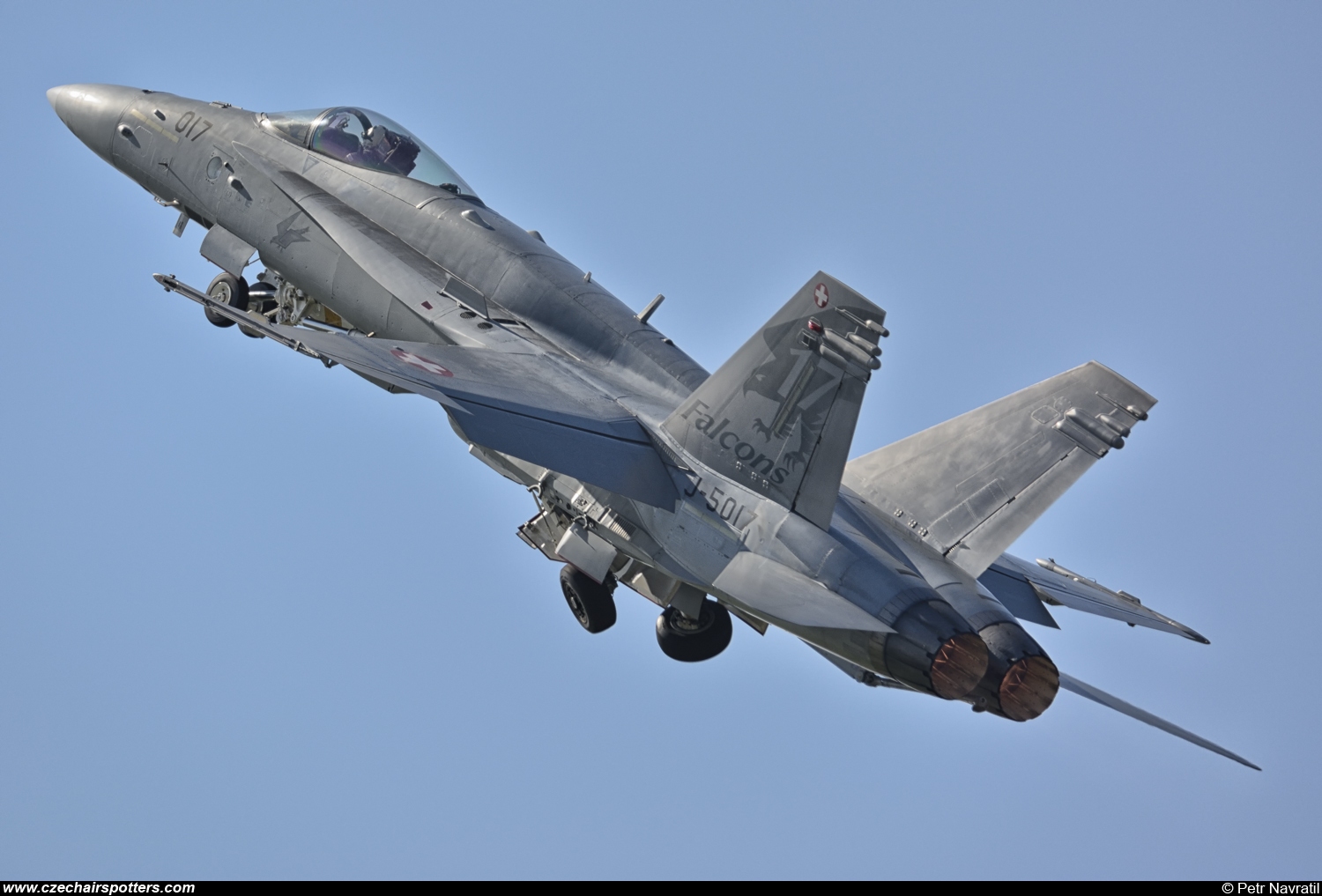 Switzerland - Air Force – McDonnell Douglas F/A-18C Hornet J-5017