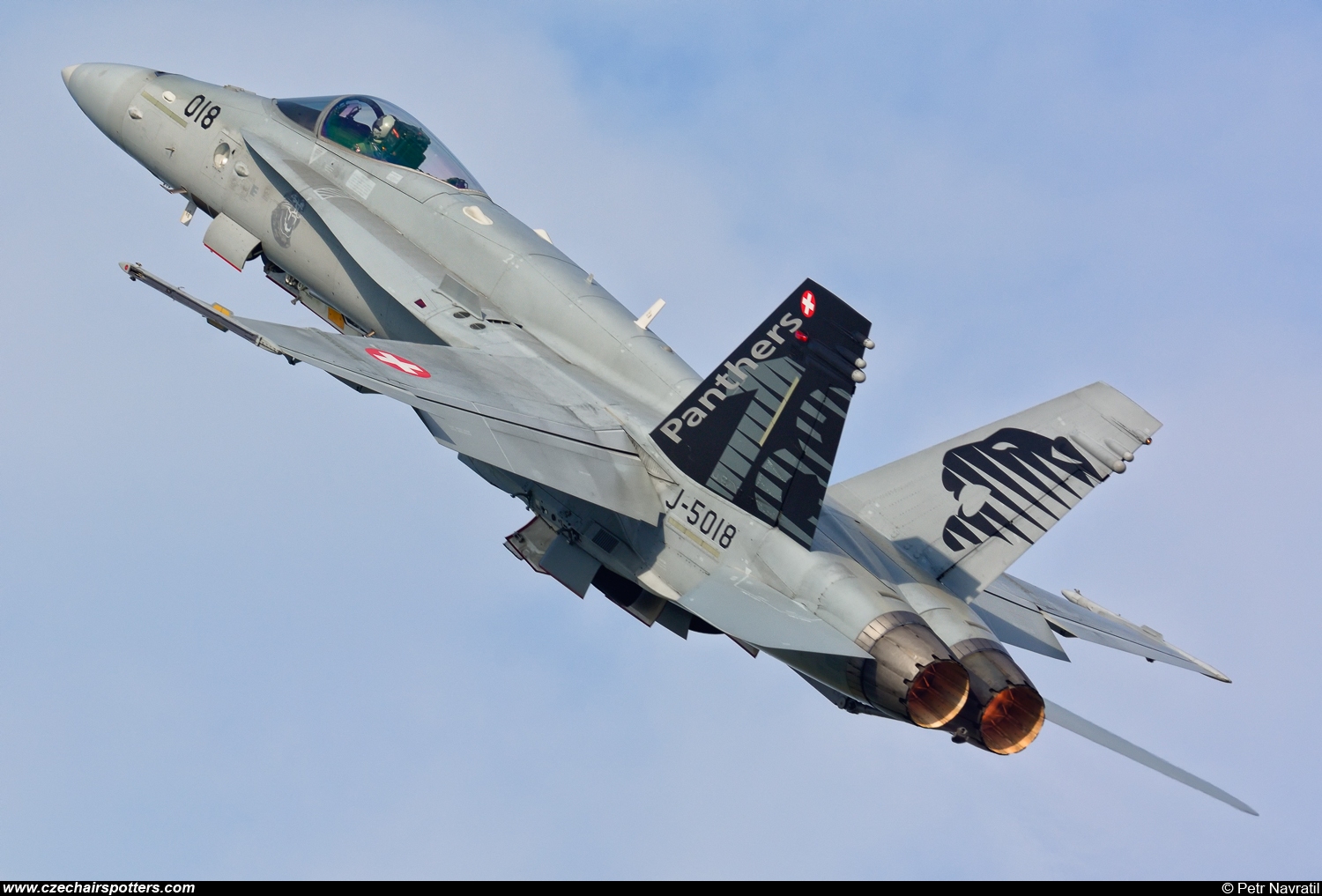 Switzerland - Air Force – McDonnell Douglas F/A-18C Hornet J-5018