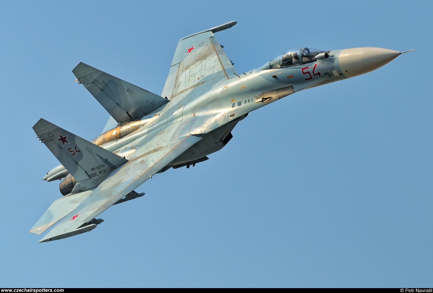 Russia - Air Force – Sukhoi Su-27SM Flanker 54 RED