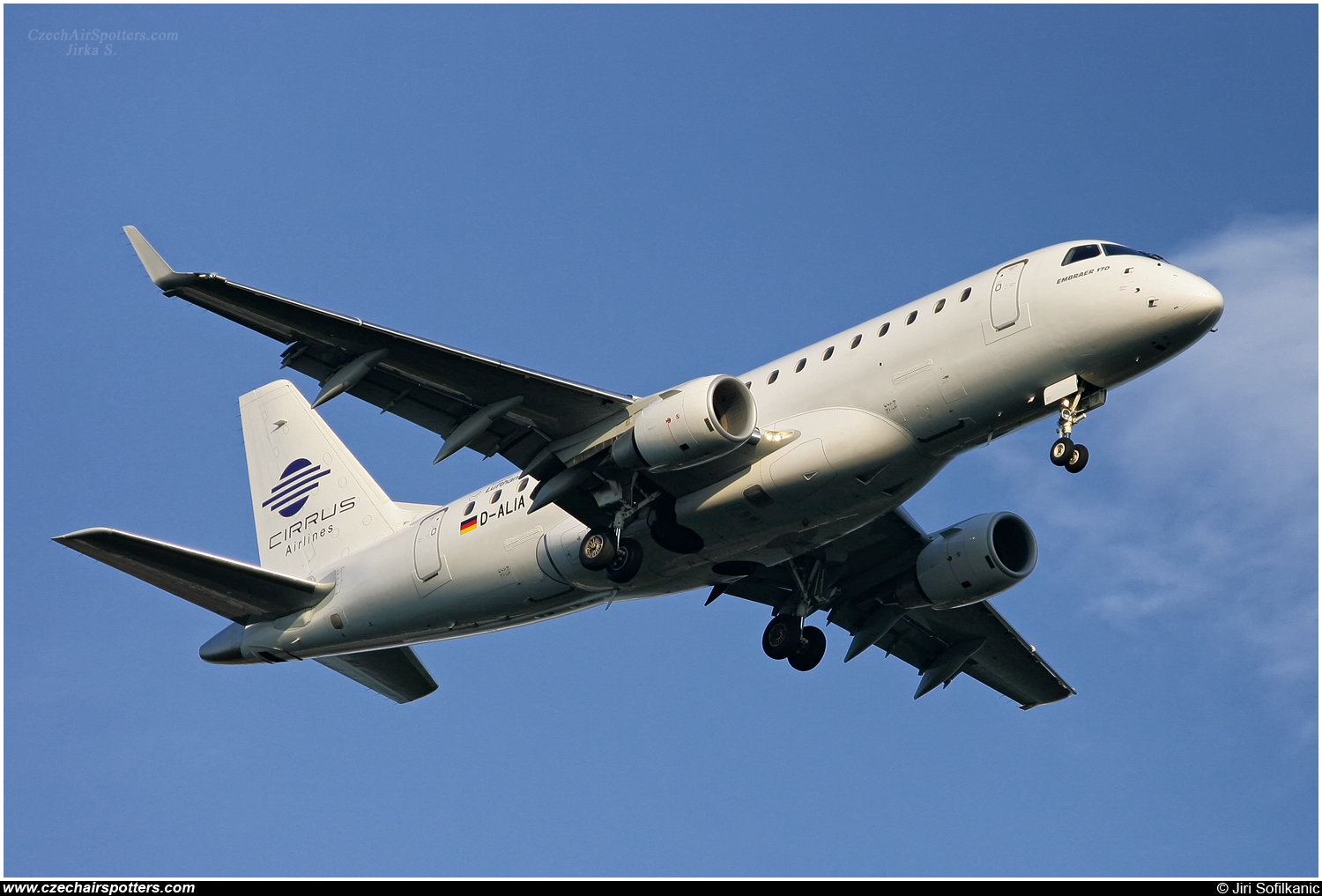 Cirrus Airliners ( RUS , C9 )  – Embraer ERJ 170-100LR D-ALIA