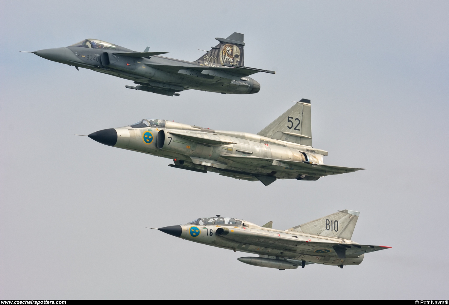 Sweden - Air Force – Saab Sk35C Draken  SE-DXP/810