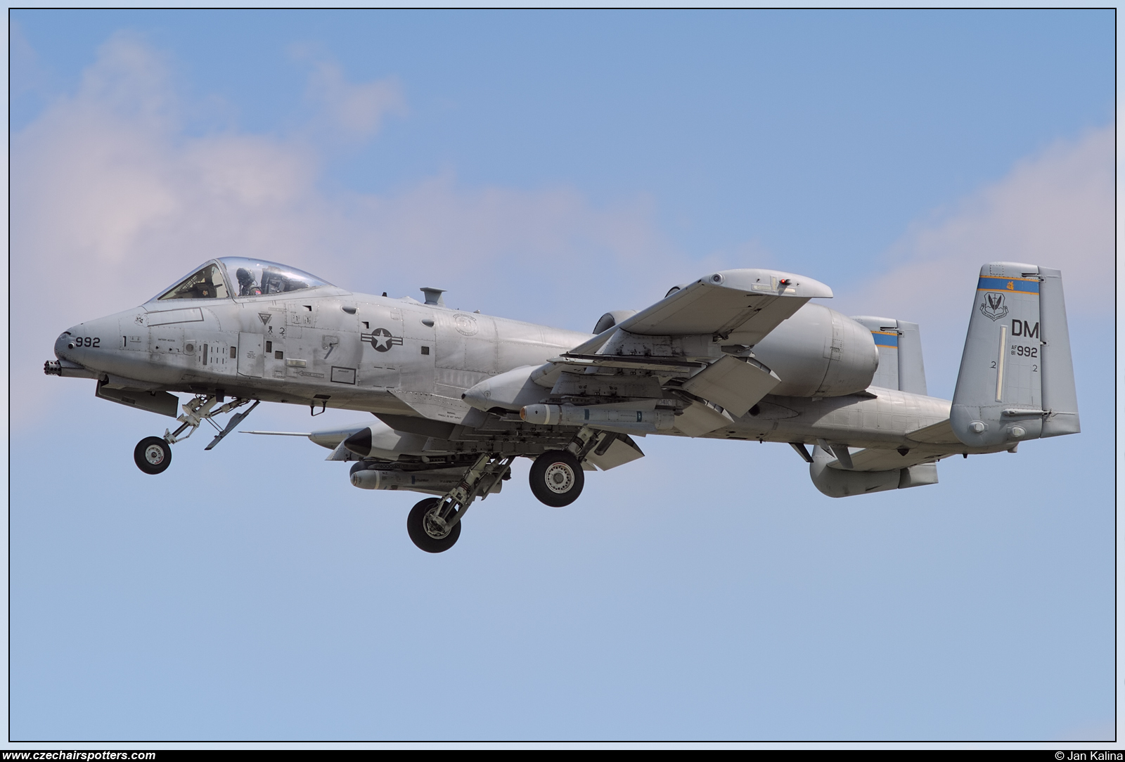 USA - Air Force – Fairchild A-10C Thunderbolt II 81-992/DM