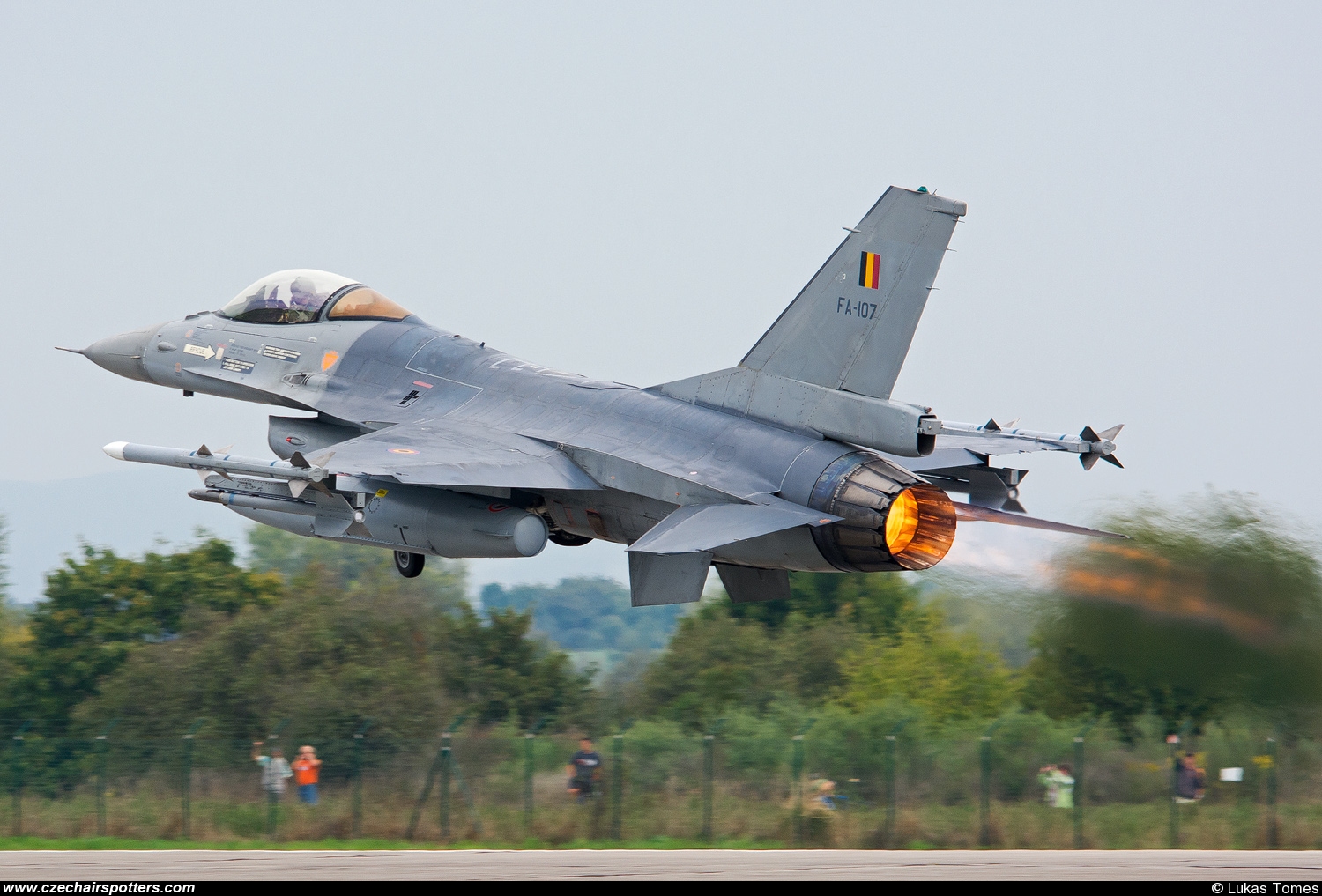 Belgium - Air Force – SABCA F-16AM Fighting Falcon FA-107