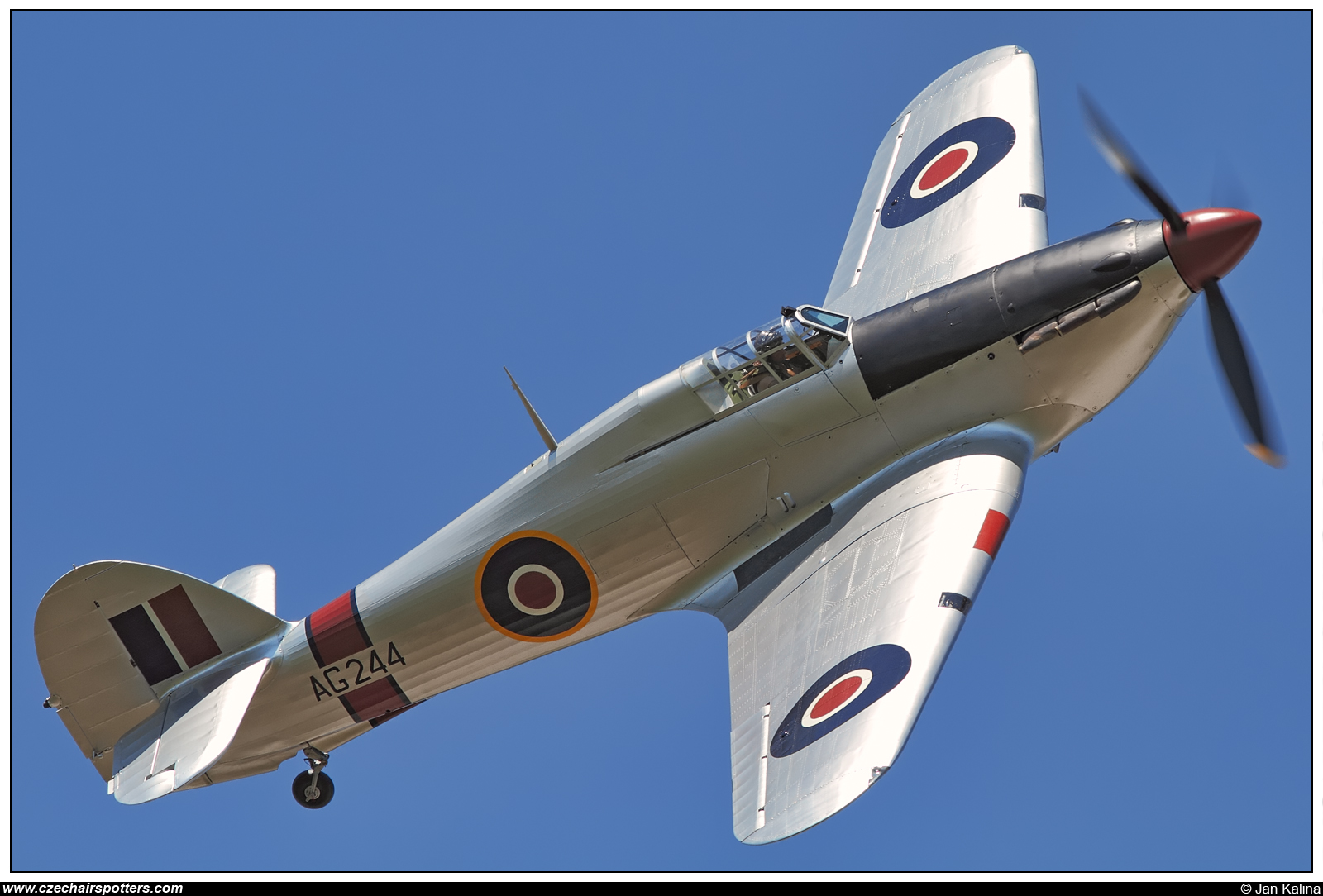 private – Hawker Hurricane Mk XIIA G-CBOE/AG244