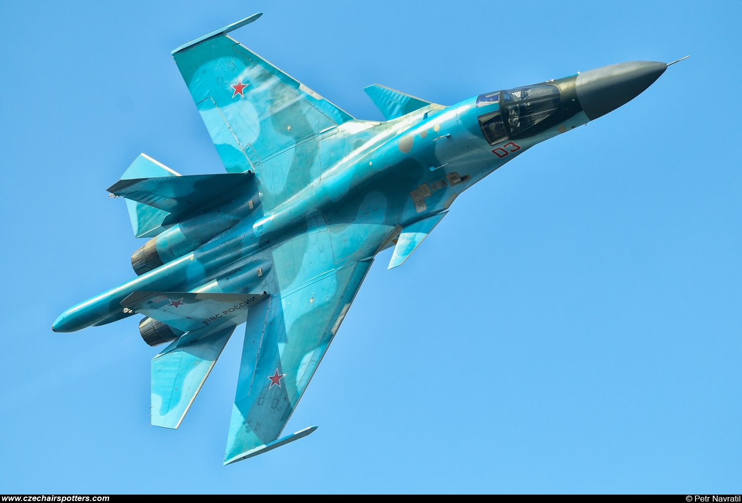 Russia - Air Force – Sukhoi Su-34 Fullback RF-95803