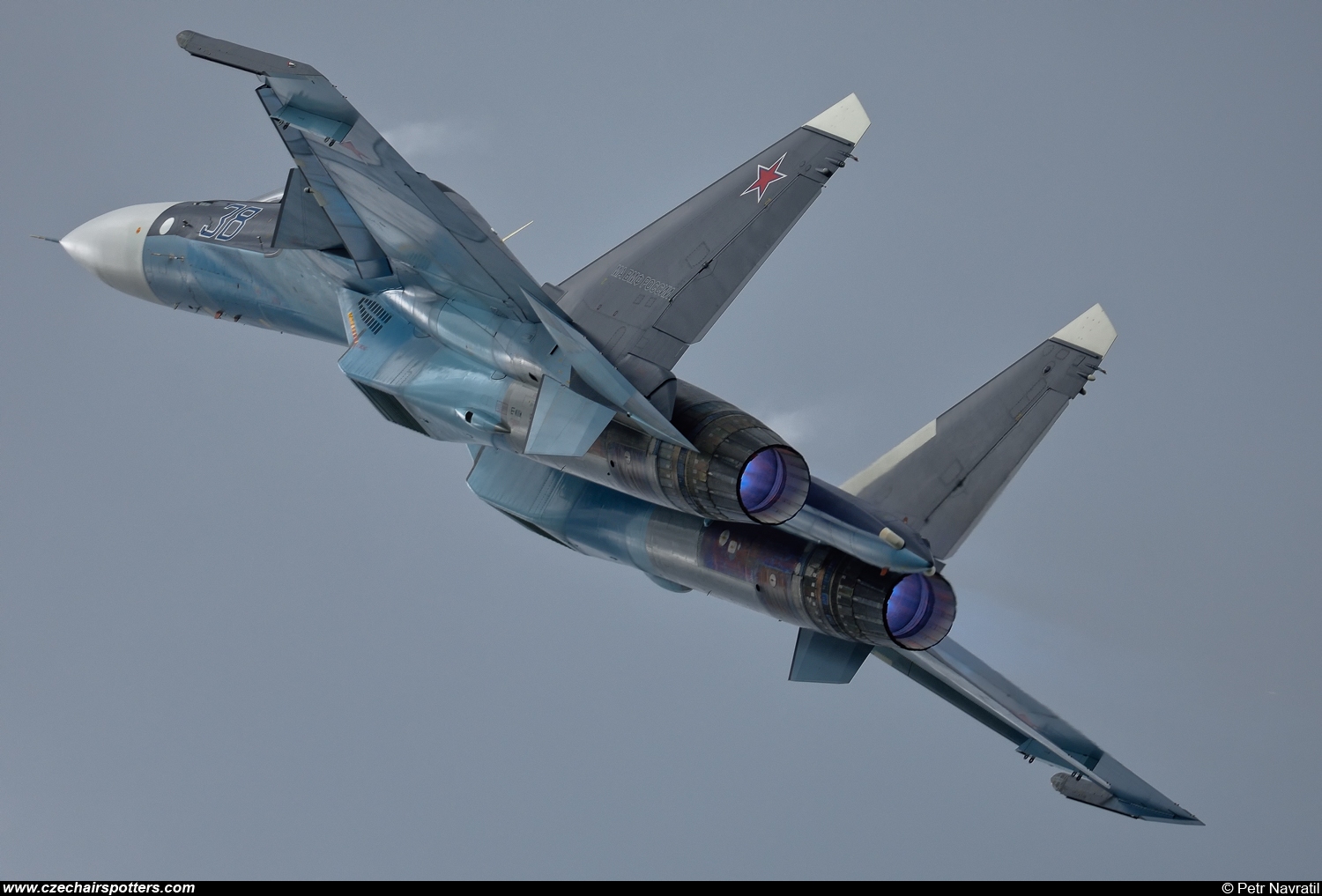 Russian - VVS VMF – Sukhoi Su-30SM Flanker C 38 BLUE