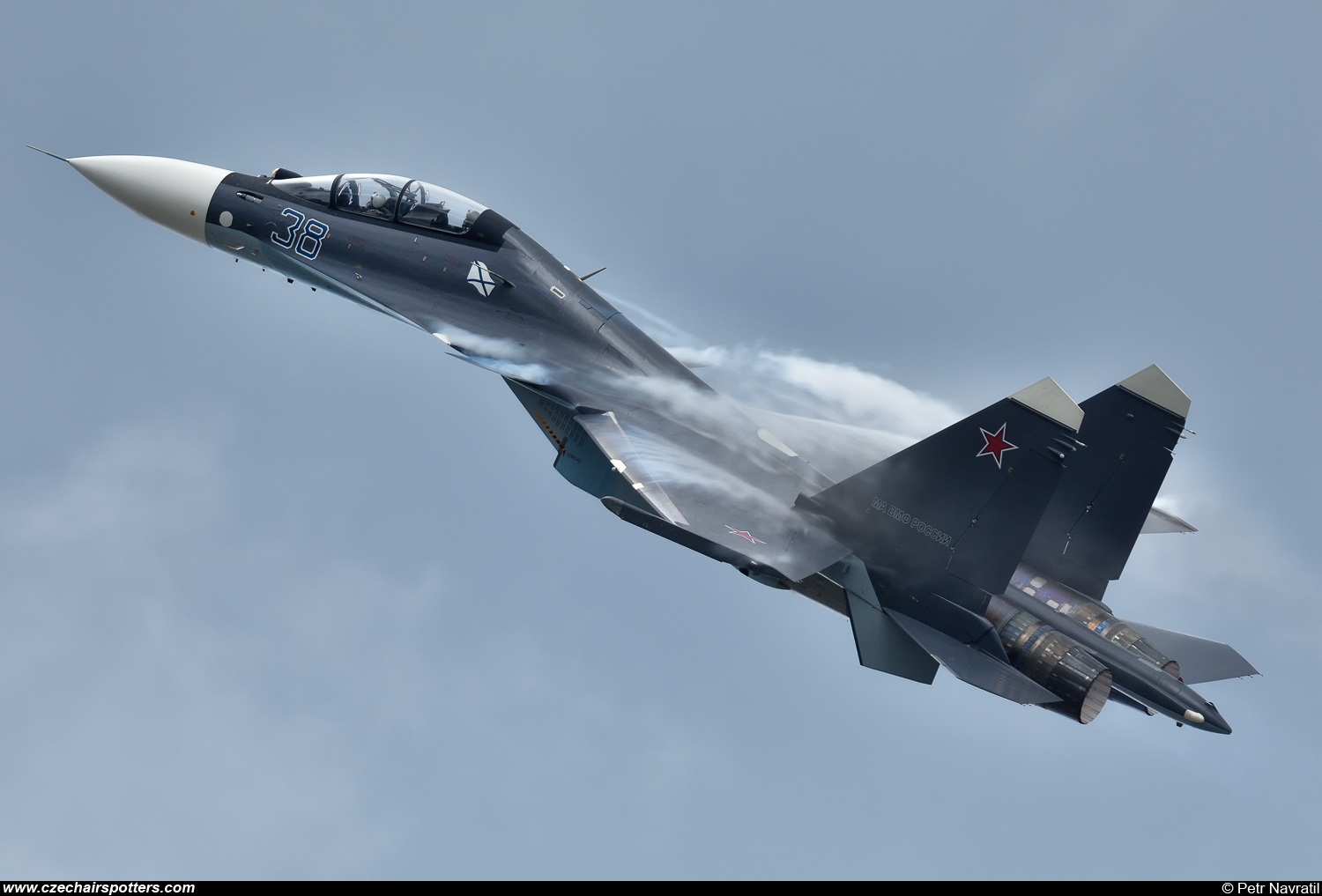 Russian - VVS VMF – Sukhoi Su-30SM Flanker C 38 BLUE