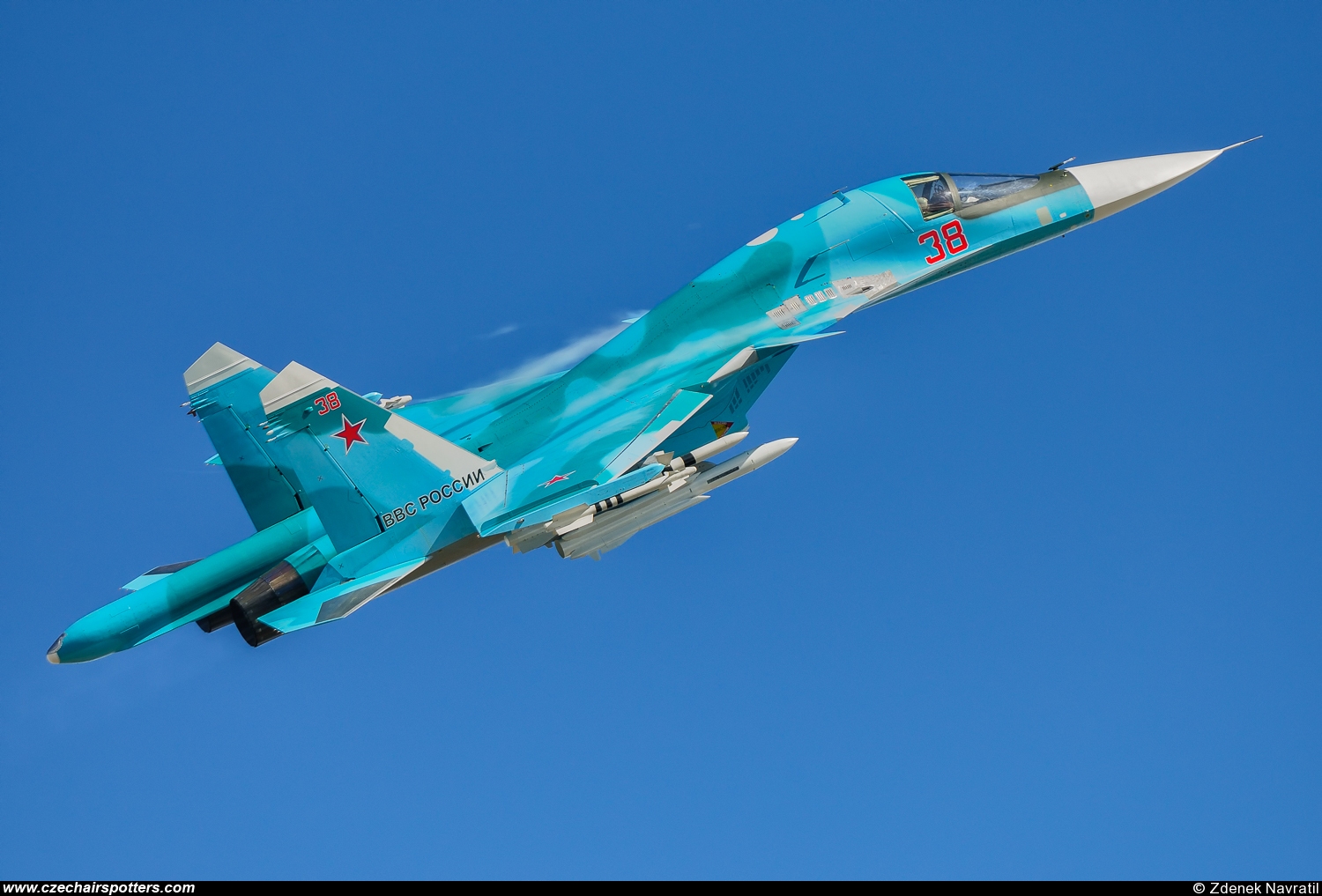 Russia - Air Force – Sukhoi Su-34 Fullback 38 RED