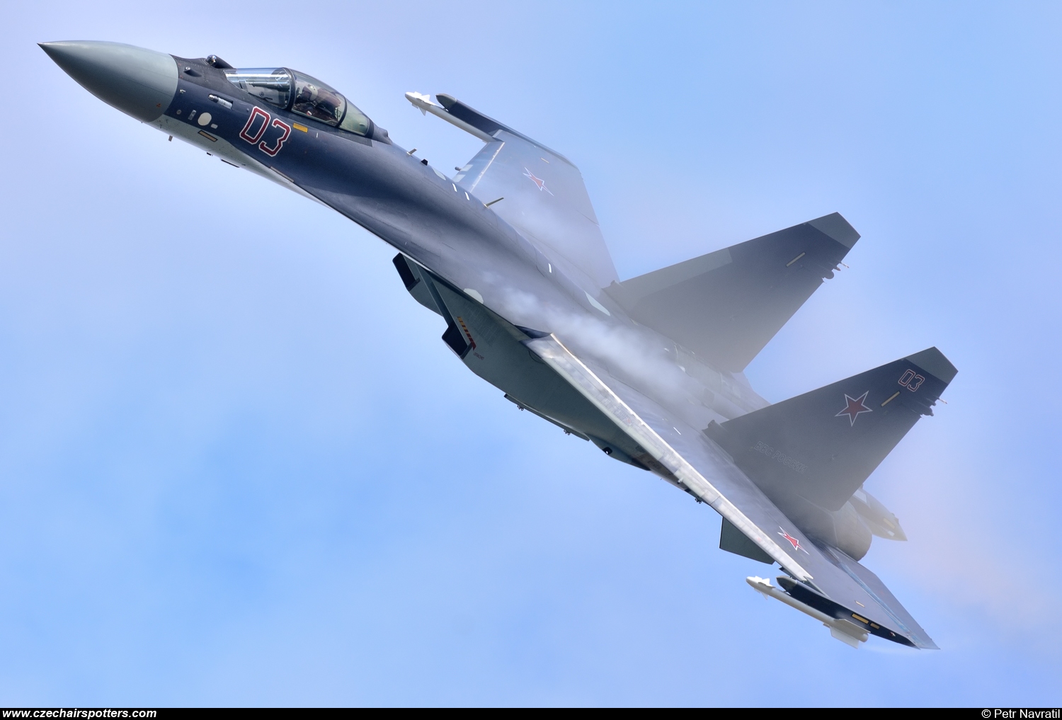 Russia - Air Force – Sukhoi Su-35 Flanker-E  RF-95242/03 RED