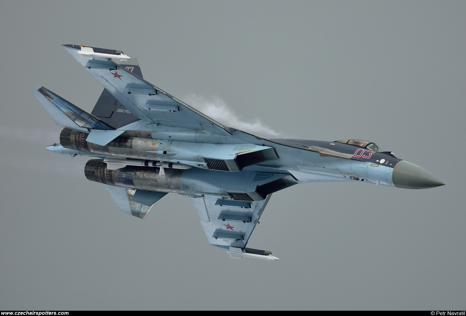 Russia - Air Force – Sukhoi Su-35 Flanker-E RF-95242/03 RED