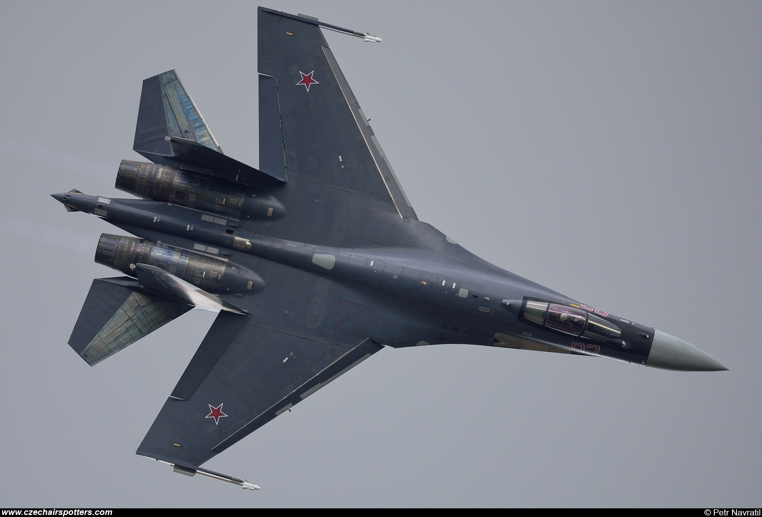 Russia - Air Force – Sukhoi Su-35 Flanker-E RF-95242/03 RED