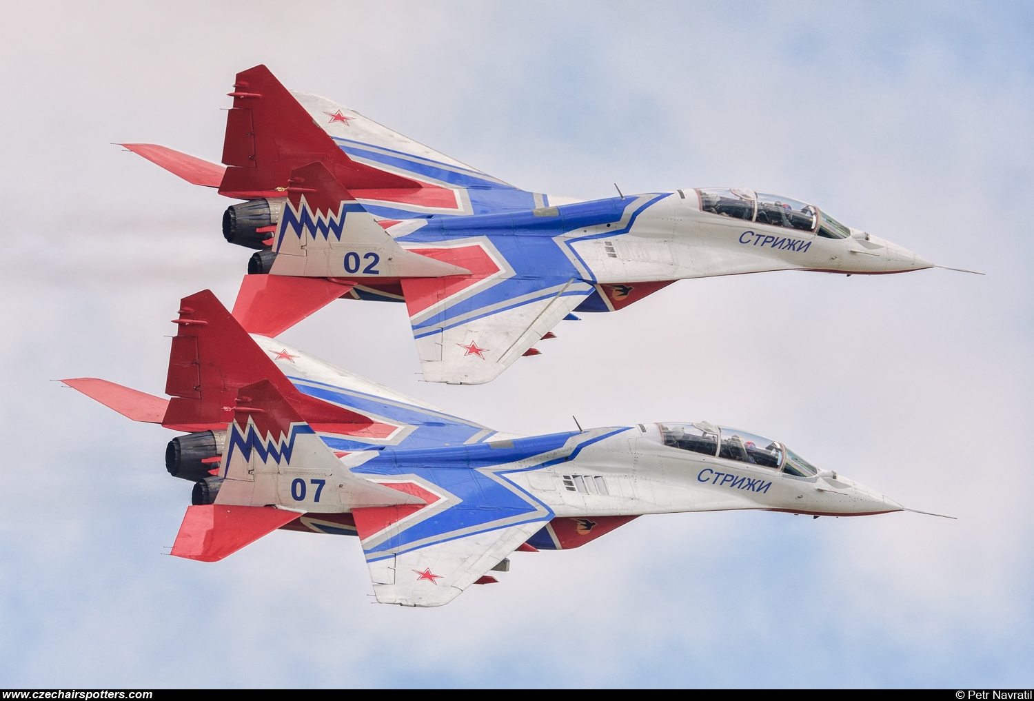 Swifts / Strizhi – Mikoyan-Gurevich MiG-29UB  / 9-51 07 BLUE