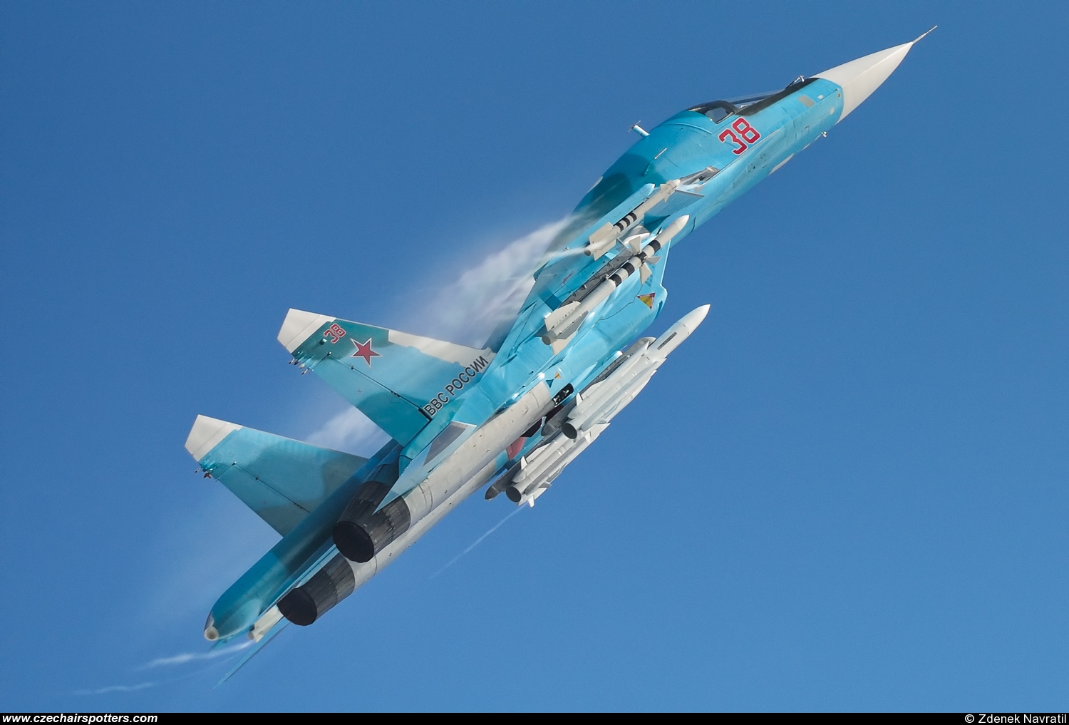 Russia - Air Force – Sukhoi Su-34 Fullback 38 RED