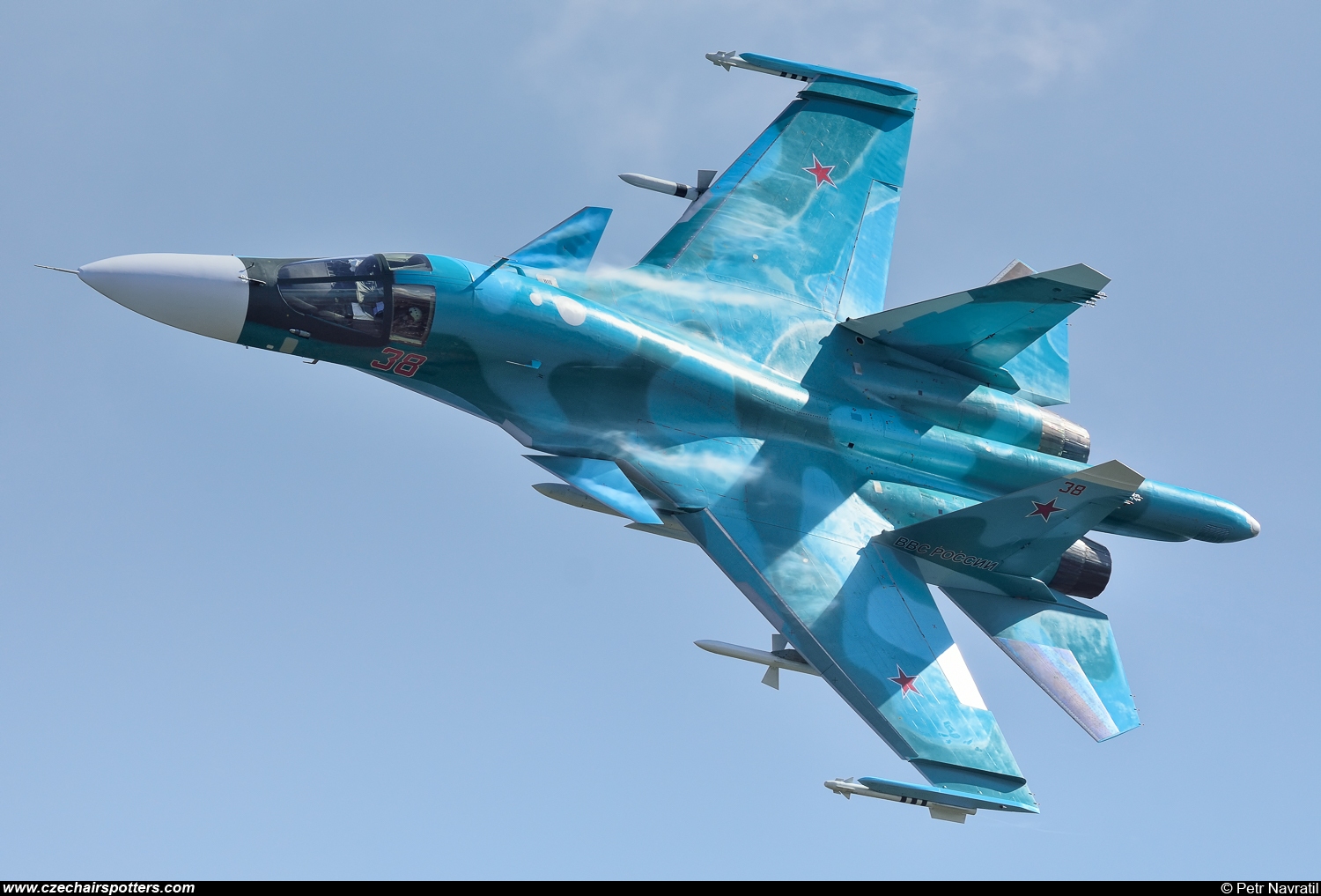 Russia - Air Force – Sukhoi Su-34 Fullback 38 RED