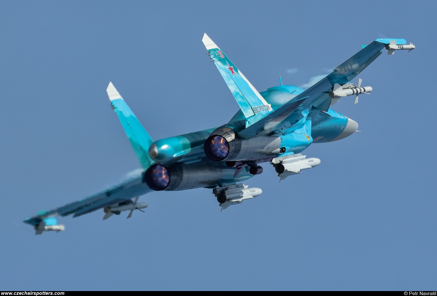 Russia - Air Force – Sukhoi Su-34 Fullback 38 RED