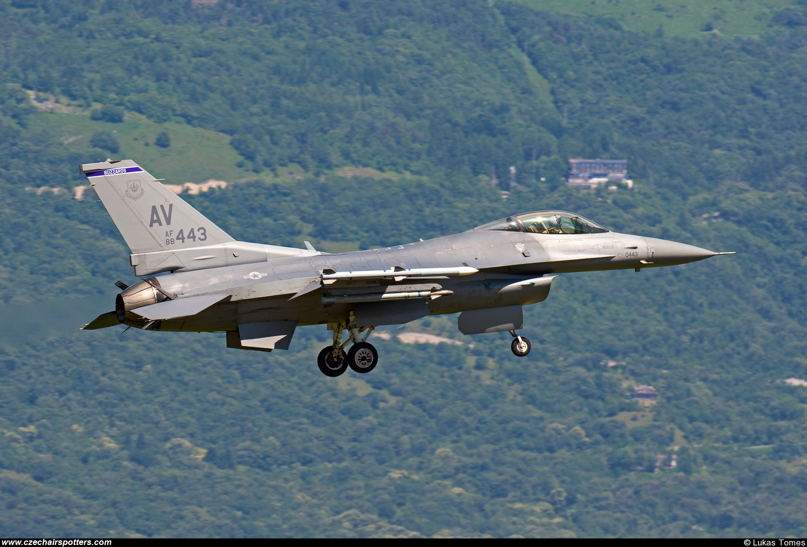 USA - Air Force – Lockheed F-16CJ Fighting Falcon 88-0443
