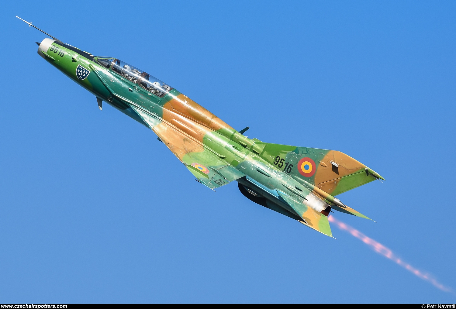 Romania - Air Force  – Mikoyan-Gurevich MiG-21UM Lancer B 9516