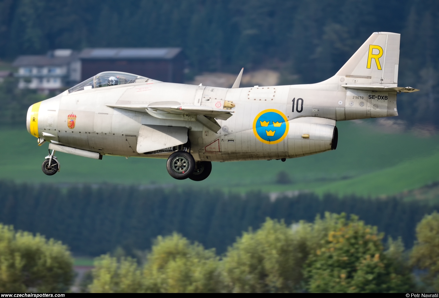 Sweden - Air Force – Saab J 29F Tunnan SE-DXB/10/R