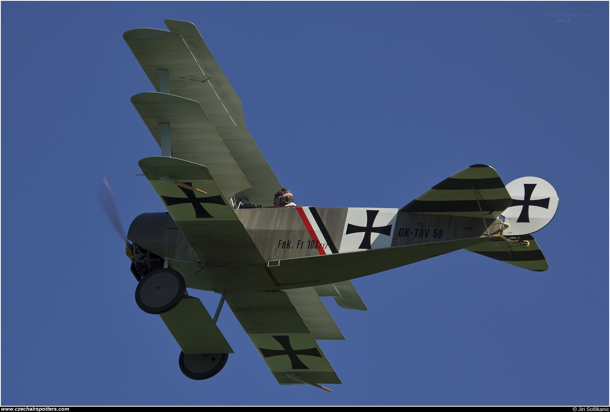 Pterodactyl ltd. – Fokker Dr.I Dreidecker " Triplane "( replica ) OK-TAV 58