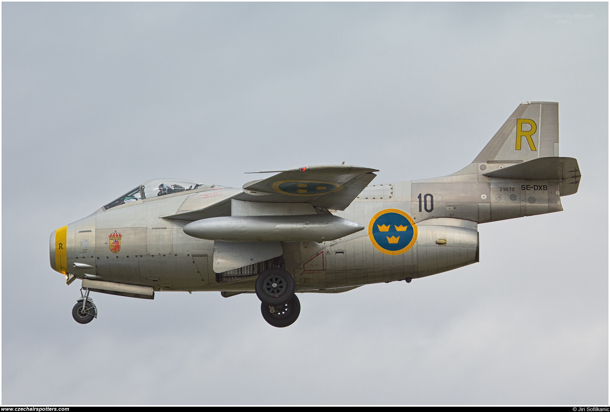Sweden - Air Force – Saab J 29B Tunnan SE-DXB / 10-R