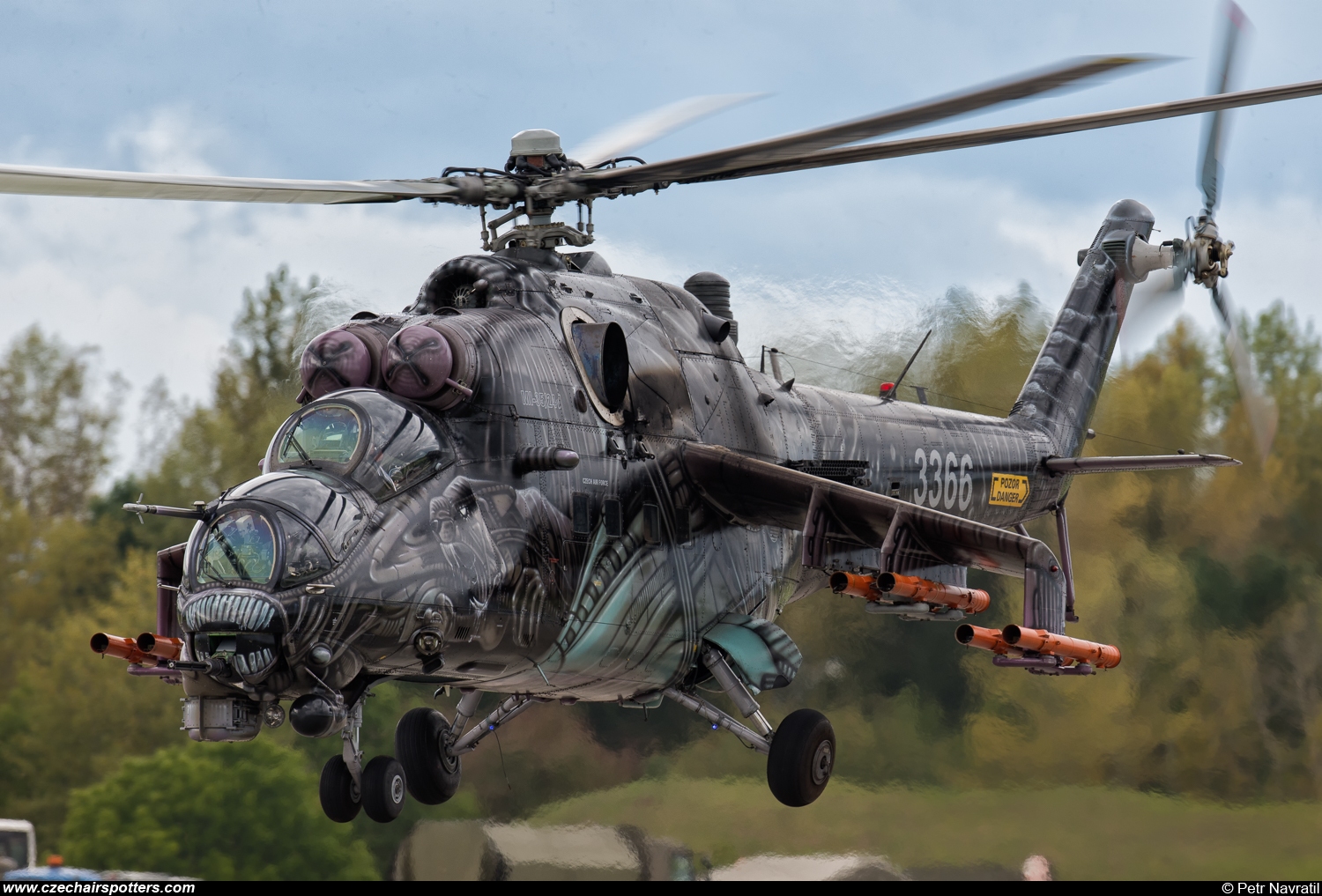 Czech - Air Force – Mil Mi-24V Hind 3366