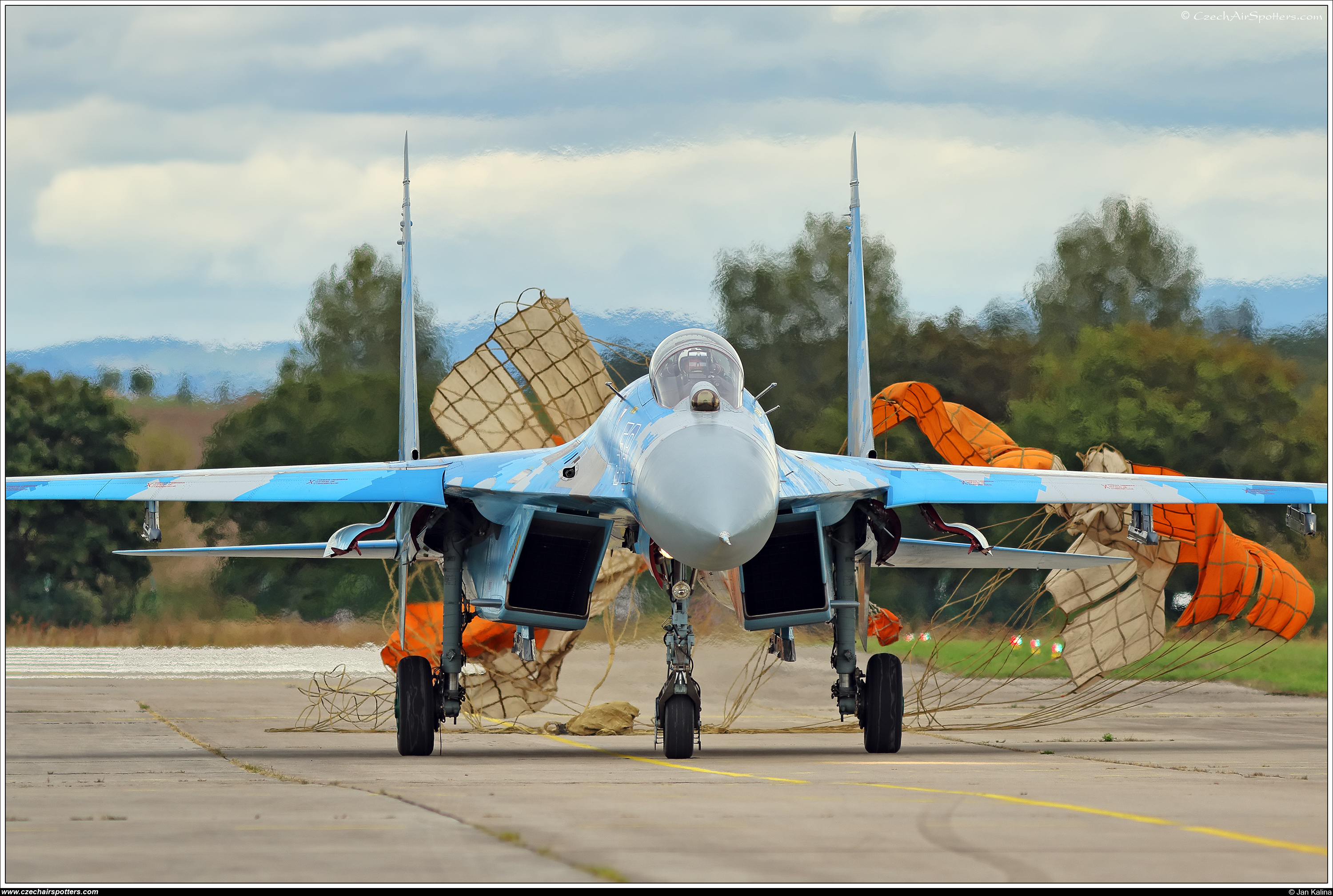 Ukraine - Air Force – Sukhoi Su-27 Flanker B 58 BLUE