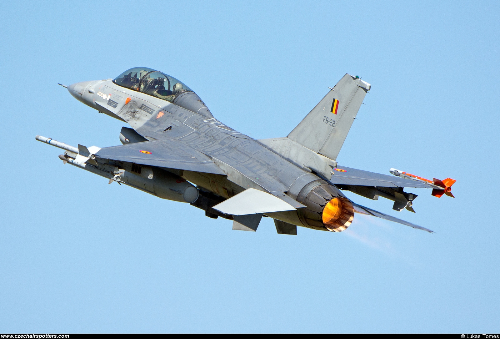Belgium - Air Force – General Dynamics F-16BM Fighting Falcon FB-22