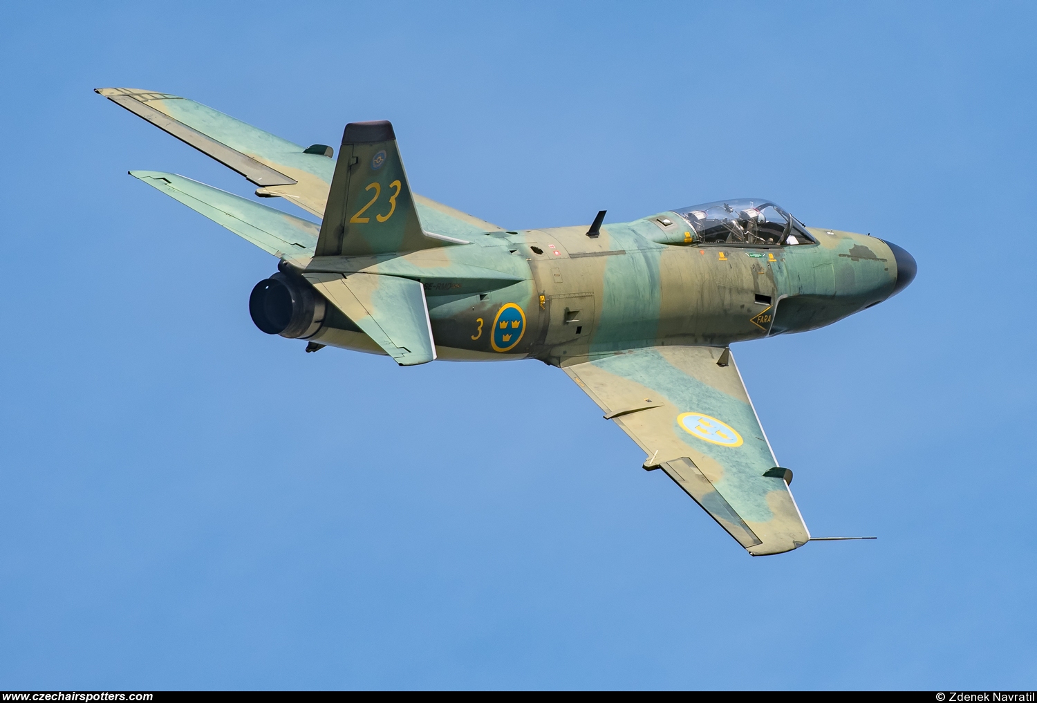 Sweden - Air Force – Saab J 32B Lansen SE-RMD/3/23
