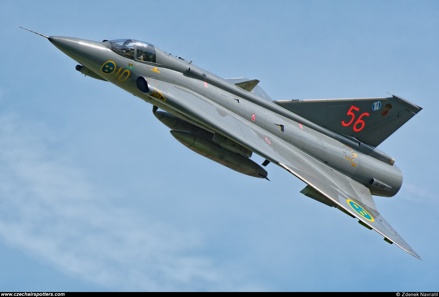 Sweden - Air Force – Saab J35F Draken SE-DXR/10/56