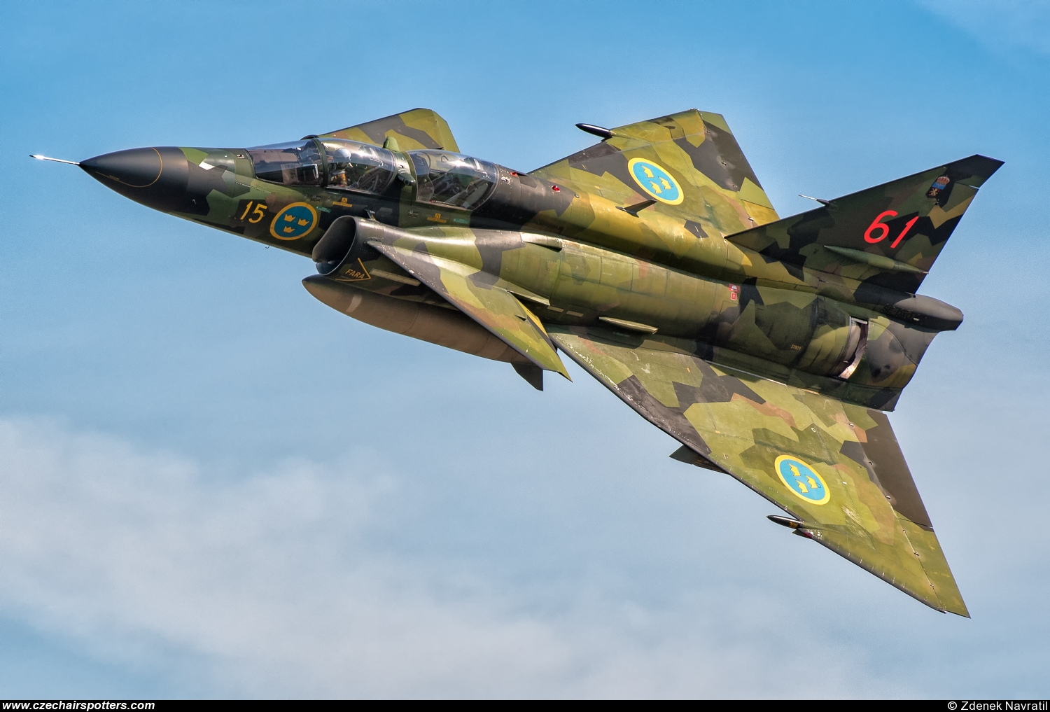 Sweden - Air Force – Saab SK37E Viggen SE-DXO/15/61
