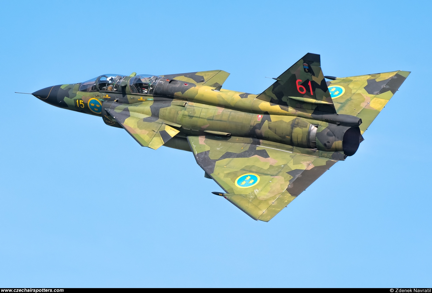Sweden - Air Force – Saab SK37E Viggen SE-DXO/15/61