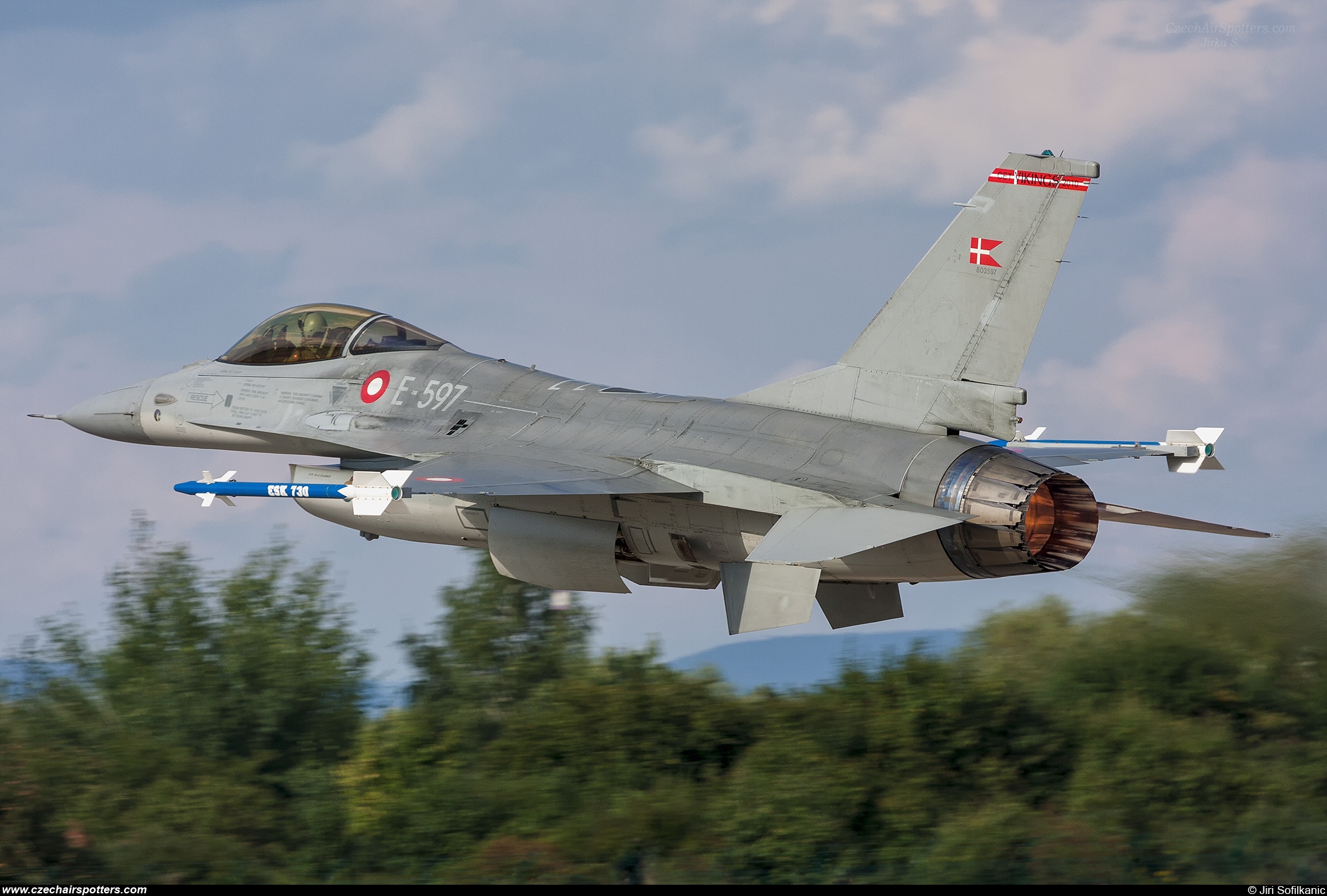 Denmark - Air Force – SABCA F-16AM Fighting Falcon E-597