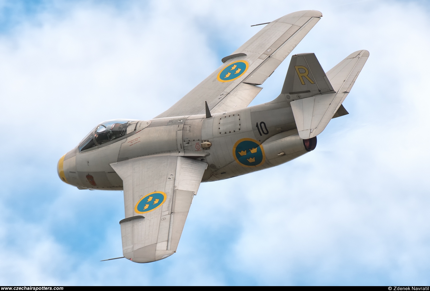 Sweden - Air Force – Saab J 29F Tunnan SE-DXB/10/R