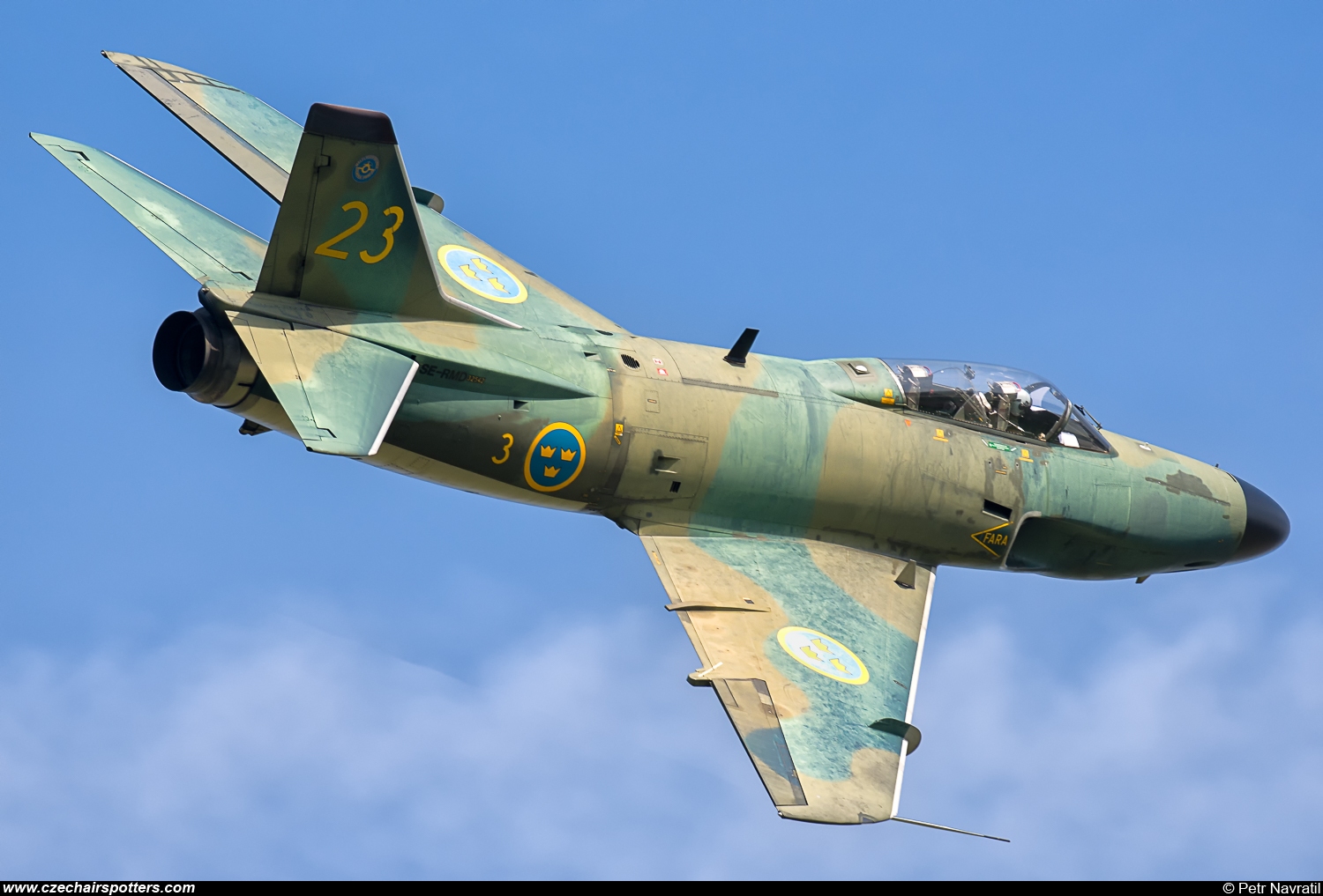 Sweden - Air Force – Saab J 32B Lansen SE-RMD/3/23