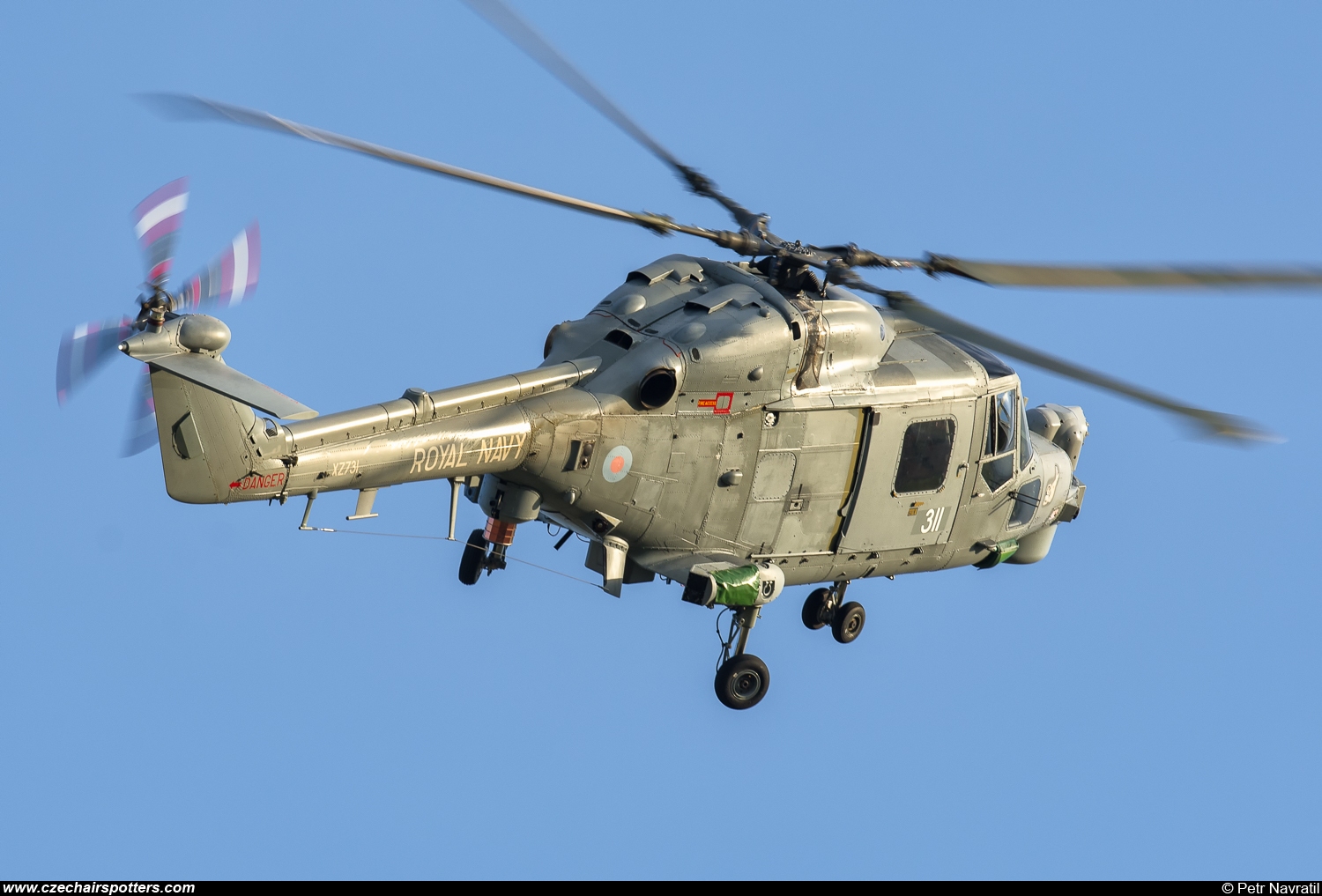 UK - Navy – Westland Helicopters WG-13 Lynx HMA8SRU XZ731/311