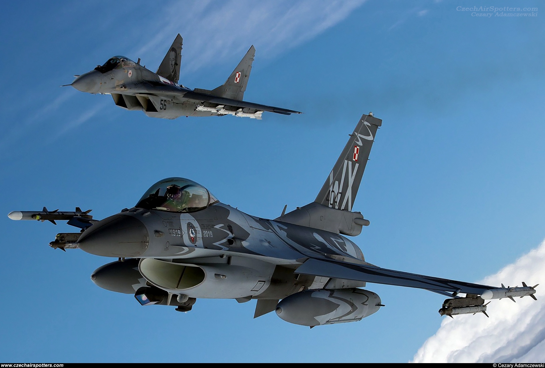 Poland - Air Force – Lockheed Martin F-16CJ Fighting Falcon 4047