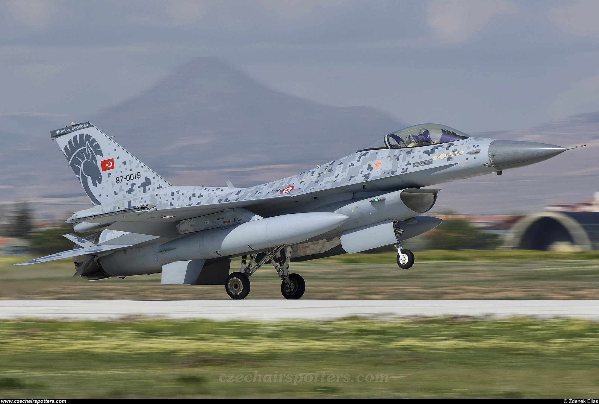 Turkey - Air Force – Lockheed Martin F-16C-30-CF Fighting Falcon 87-0019