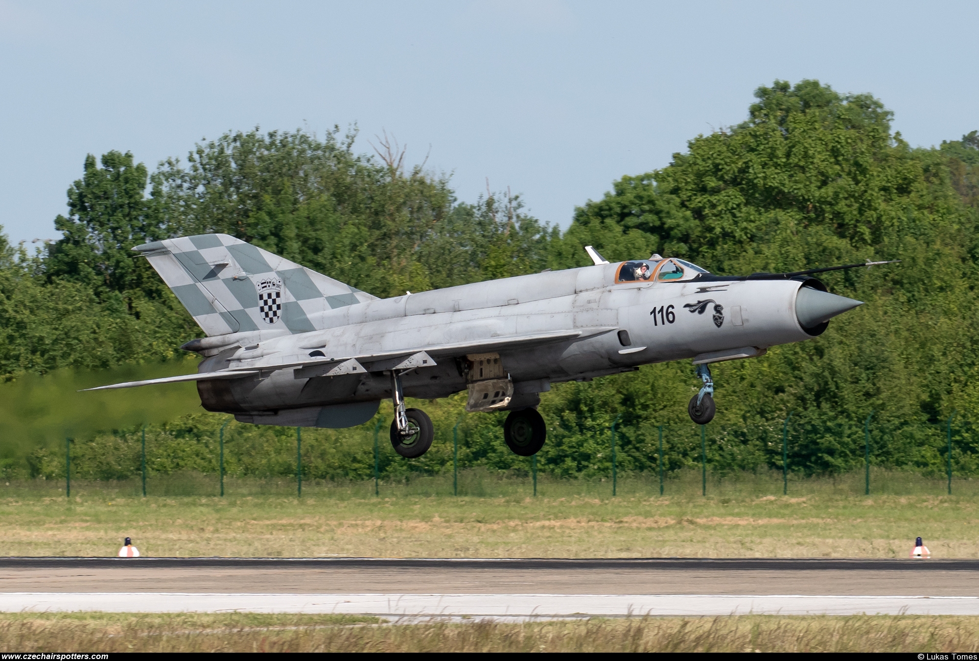 Croatia - Air Force – Mikoyan-Gurevich MiG-21bisD Fishbed L/N 116