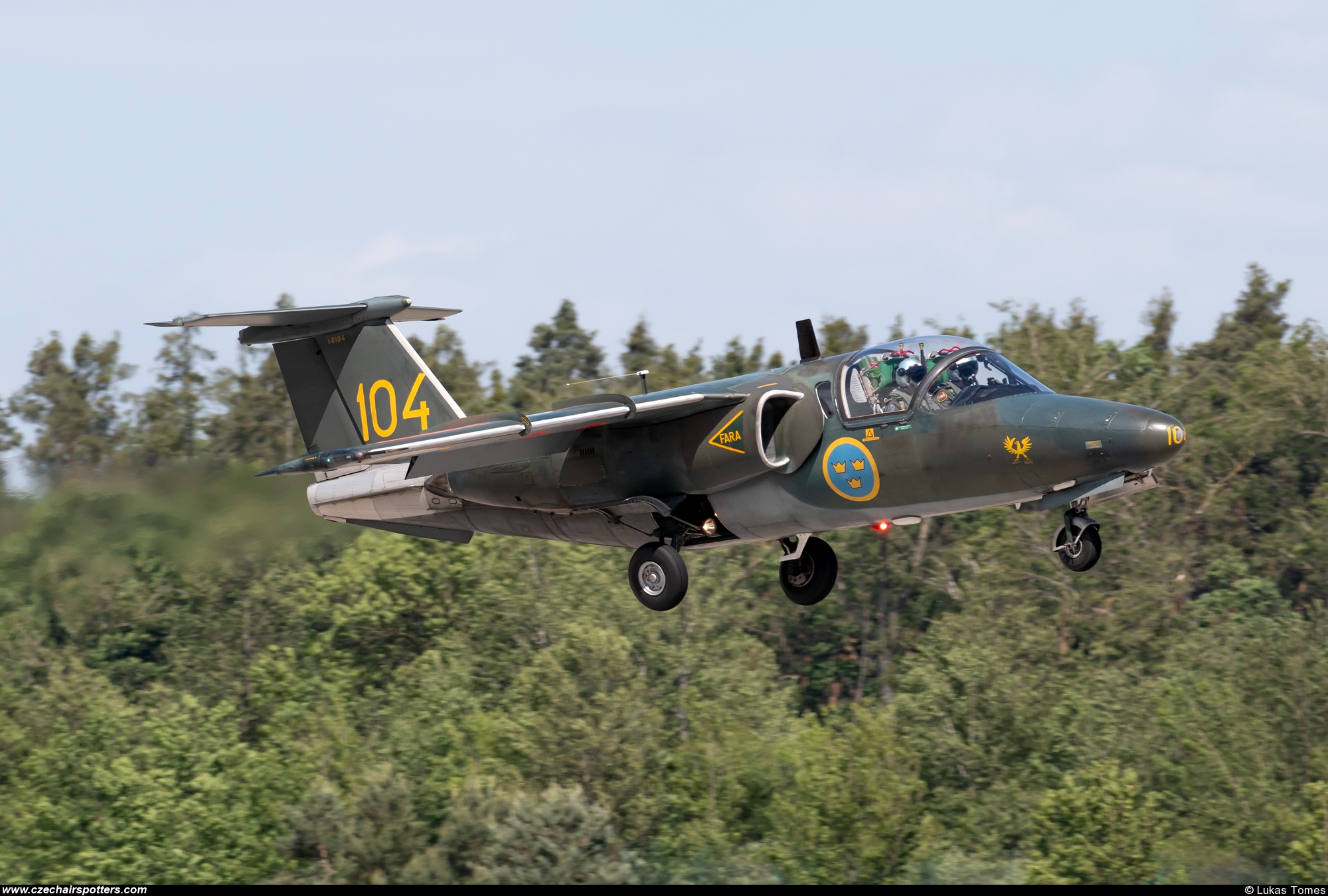 Sweden - Air Force – Saab Saab Sk 60A 60104