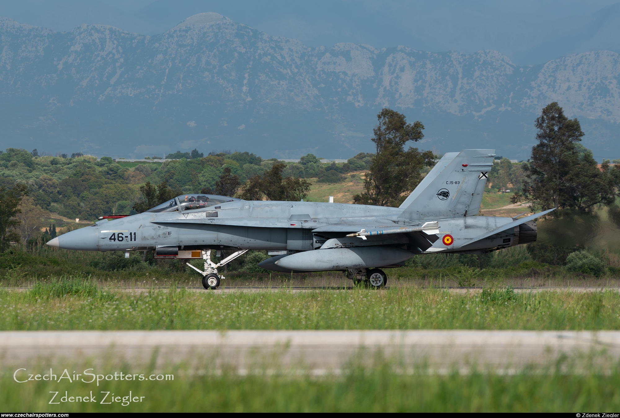 Spain - Air Force – McDonnell Douglas EF-18A+ Hornet C.15-83 / 46-11