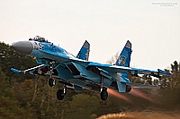 Ukraine - Air Force – Sukhoi Su-27 Flanker B 58 BLUE