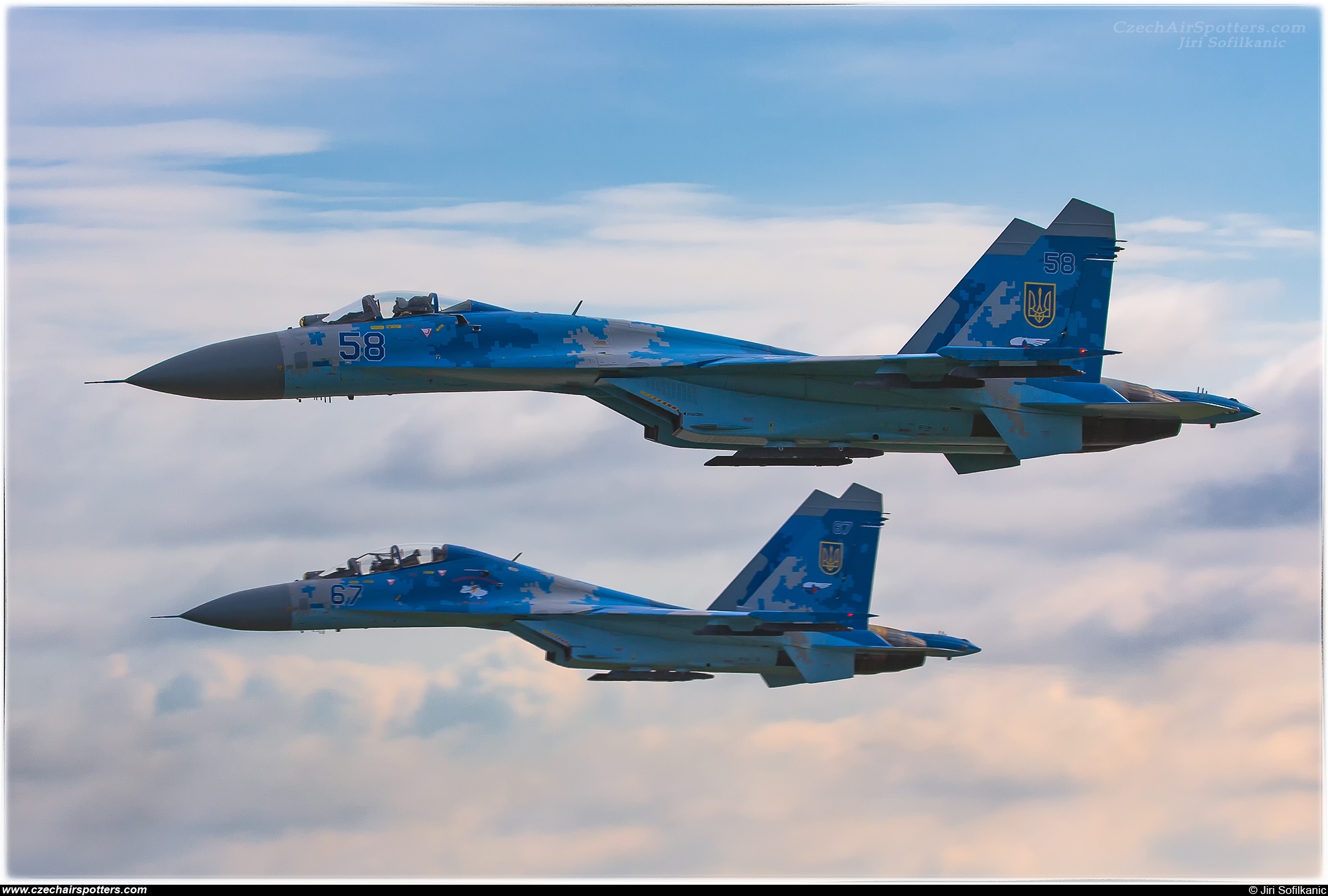 Ukraine - Air Force – Sukhoi Su-27 Flanker B 58 BLUE